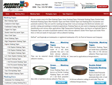 Tablet Screenshot of maskingproducts.net